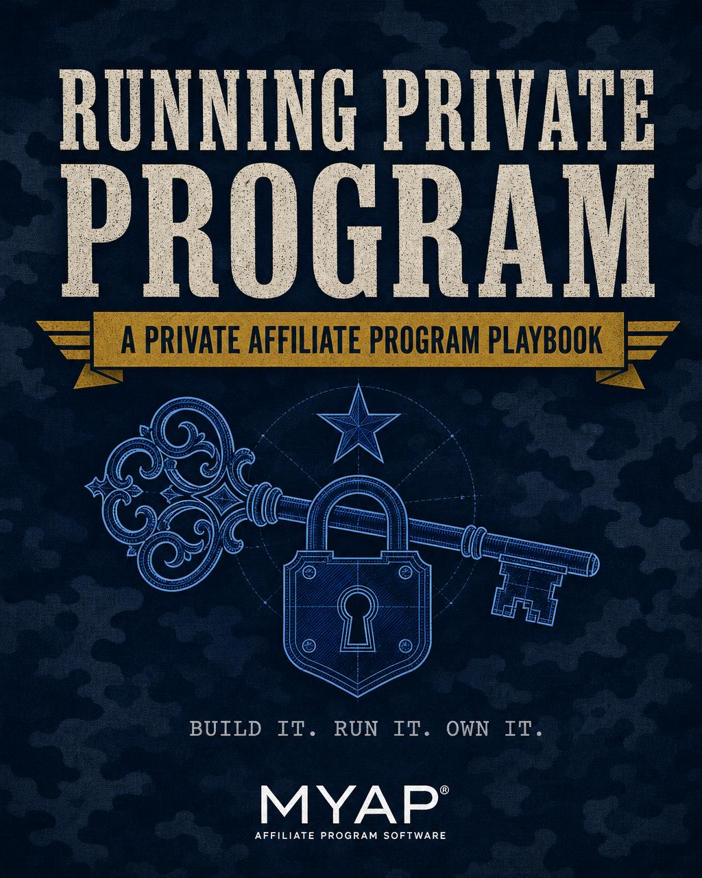 Running a Private Affiliate Program ebook cover